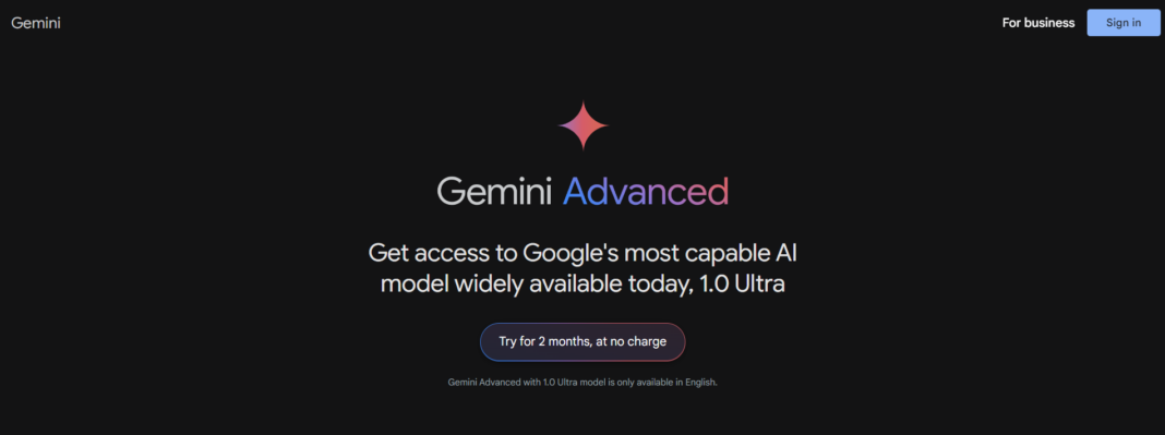Gemini Advanced by Google